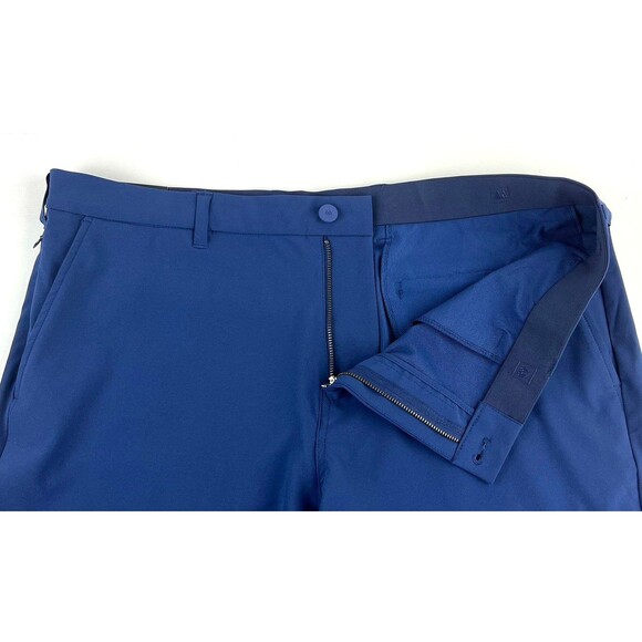 Mizzen+Main Helmsman Performance Golf Chino Short Mens 38x8 Navy Blue New NWT - Picture 8 of 10
